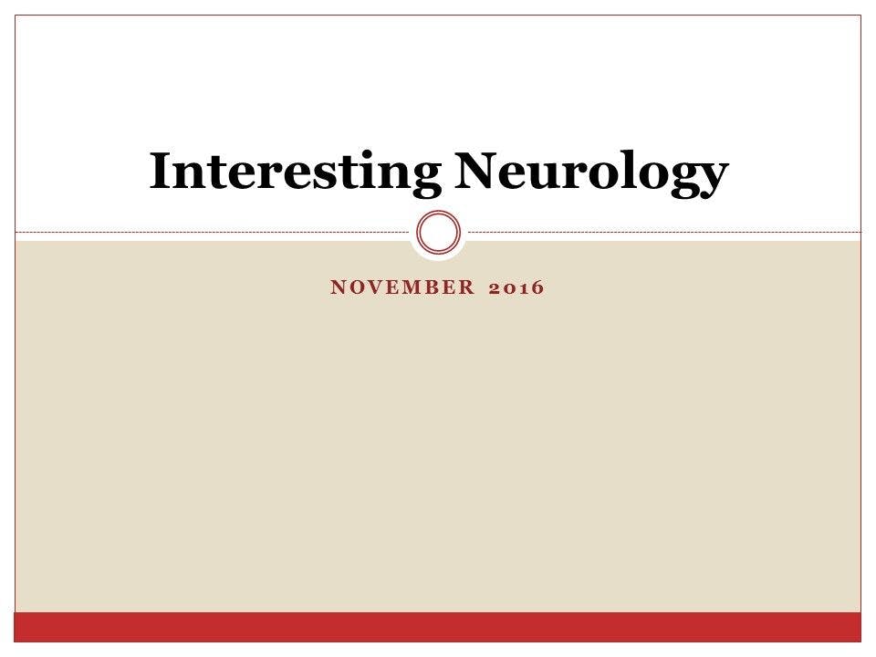 Interesting Neuro: Alzheimer Updates & PFO Device