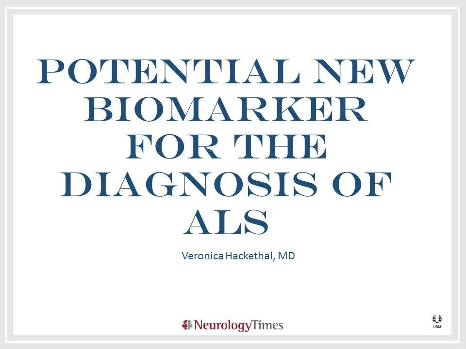 Potential New Biomarker for the Diagnosis of ALS